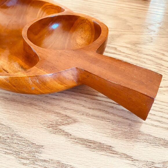 Wooden snack tray‎ - Picture 3 of 8